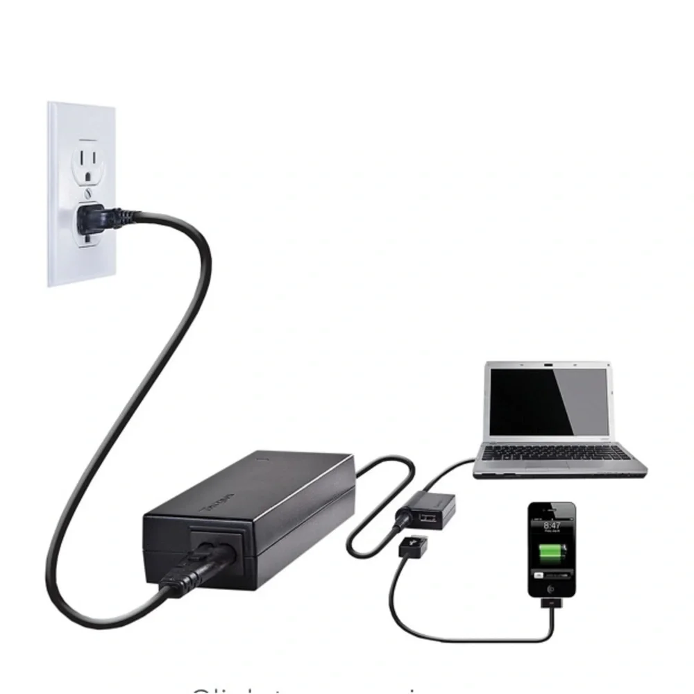 Targus APA32US Laptop Charger With USB Fast Charging Port